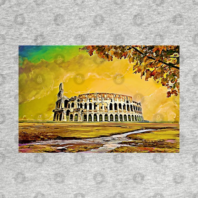 The Colosseum by doniainart